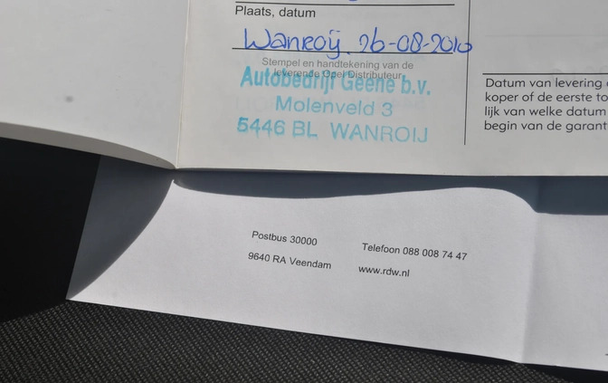 Opel Meriva cena 22499 przebieg: 198765, rok produkcji 2010 z Prabuty małe 154